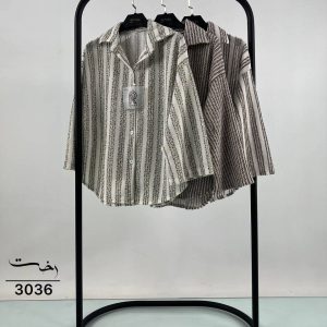 شومیز راه راه مراکشی