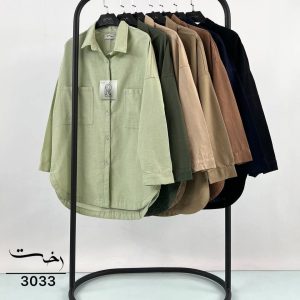 شومیز رنگی دوجیب