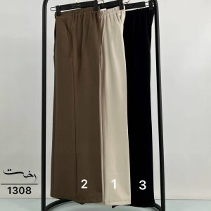 شلوار بگ واید پارچه ای