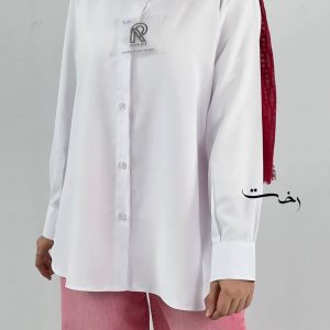 شومیز سفید ساده