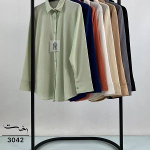شومیز ساده جلو دکمه
