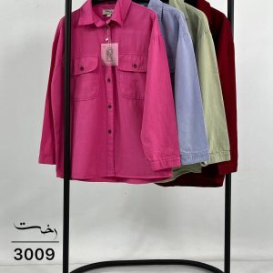 شومیز رنگی دوجیب