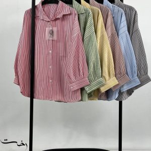شومیز راه راه رنگی
