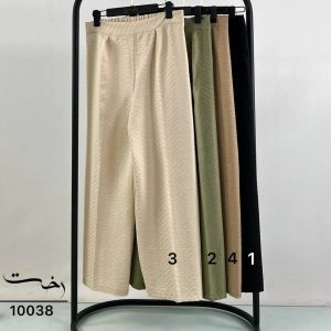 شلوار بگ طرح دار پشت کش