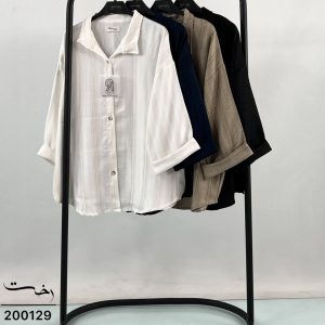 شومیز طرحدار تک جیب