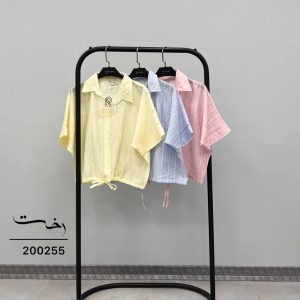 شومیز شیشه‌ای طرحدار